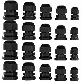 Pg11 Monochef 781545041979 20pcs Cable Gland Waterproof Adjustable 3-13mm Connectors Pg7 Pg9