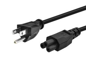 Iec-320-c5 Monoprice 107689 Power Cord - Nema 5-15p To 18awg 3-prong Black 10ft