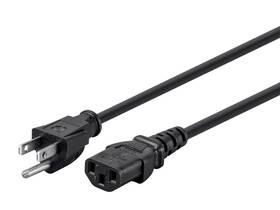 139787 Monoprice 3-prong Power Cord - 2ft Black 6-pack Nema 5-15p To Iec 60320 C13