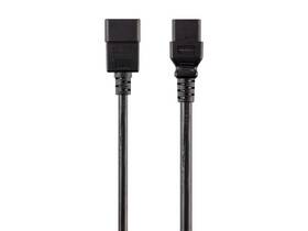 140136 Monoprice Heavy Duty Extension Cord 6ft - Black Iec 60320 C20 To C21