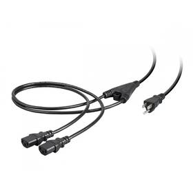 60320 Monoprice 889028062821 27314 Power Cord Splitter - Nema 5-15p To 2x Iec C13