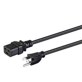60320 Monoprice 889028102411 35053 Power Cord - Nema 5-15p To Iec C19 14awg 15a/1