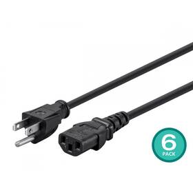 60320 Monoprice 889028139547 39782 Power Cord - Nema 5-15p To Iec C13 18awg 10a/125