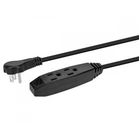 44317 Monoprice 889028187692 3-outlet Flat Plug Household Extension Cord 16awg 13a