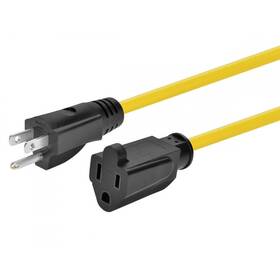 5-15r Monoprice 889028187746 44322 Outdoor Extension Cord - Nema 5-15p To 14aw