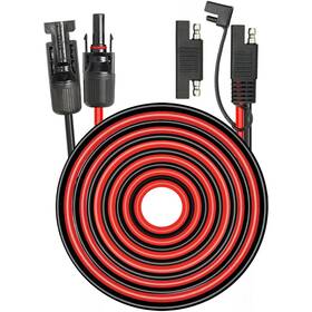 Mookeerf 639395257265 Solar Panel To Sae Adapter Cable - 35ft 10awg Extension For Rv So
