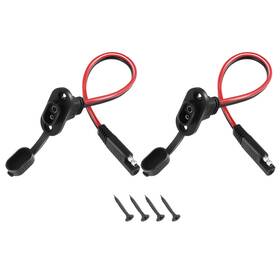 Mootvgoo 752349319151 2 Pack Sae Quick Connector Harnesses 12awg Adapter Male Plug To Female S