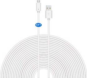 Luoyee001 Moyeel 43ft Power Extension Cable For Wyze Cam/pan Blink Mini/xtcam Yi Camera And