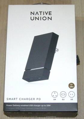 Spmdo1 Native Union Smart Charger Pd 18w Fast Wall Charging Usb-a And C With Travel Adapters