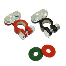 Ngdpj906si-2ps Nghey Pack-2 Cables Terminal Connectors With 2 Pcs Washers Zinc Plated Term
