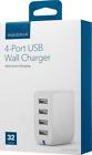 Ns-mac4u6nw Insignia Brand New Usb Wall Charger White Free 600603213632