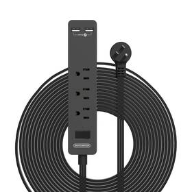 Ntonpower 975428689929 Flat Plug Extension Cord 25 Ft Ultra Thin Unde