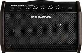 Pa-50 Nux 885947102969 Personal Monitor Corded Electric 50w 2 Channel Amplifier - Black