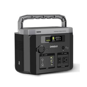 299.5wh Omnibar U00300 Portable Power Station 300w 299.5wh/83200mah Solar Generator With 120v Pure