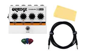 Orange 810037695373 Terror Stamp Guitar Amplifier Pedal Bundle With Instrument Cable Fend