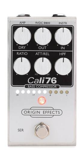 Oex-0046-00 Origin Effects Cali76 Bass Compressor Pedal - Classic Silver