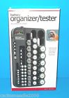 Park Avenue New Battery Tester Organizer With Slide Out Holds 68 021276051978