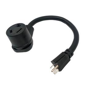 60363 Parkworld Adapter Power Cord 20 Amp 6-20 Plug To Dryer 3 Prong 30 10-30 Receptacle