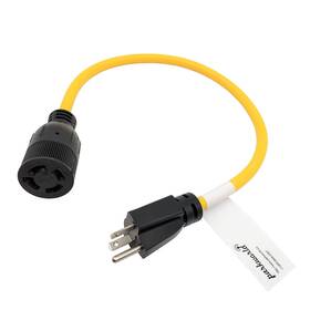 L14-20 Parkworld 61063 Adapter Cord 5-20 Male Plug To Locking Female Receptacle