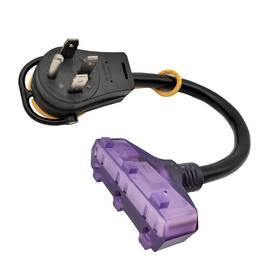 14-50r Parkworld 61148 Rv Splitter Adapter Cord 14-50p To And 3 5-15r Household Tri Outlet 1.5ft