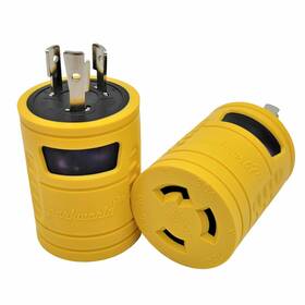 L6-30r Parkworld 615150060691 60691 Nema L6-20p To Compact Style 1-piece Adapter