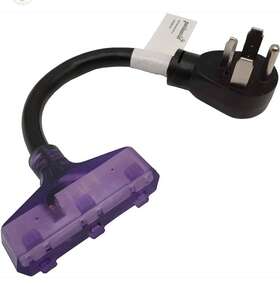 Parkworld 615150061469 61469 Dryer Adapter Cord 10-30 Male To 3 5-15 Female New Open Box