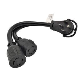 L14-30r Parkworld 615150061490 61490 V Splitter Cord Rv 50a Plug Nema 14-50p To Dual Female
