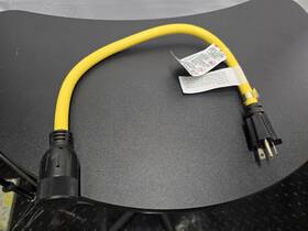 62183a Parkworld Nema 5-20 Extension Cord 5-20p To 5-20r T-blade 5-15r 2 Feet