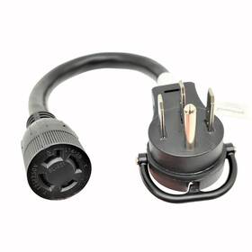 L14-20r Parkworld 62510 Nema 14-50p To Rv 50a Locking 20a Adapter Cord