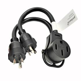 L5-30 Parkworld 62732 Combiner Adapter Cord Generator 2 To 14-50 Rv Or Ev