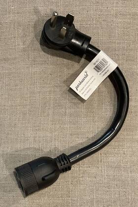 L6-30r Parkworld 691821 Welder 6-50p Male To Locking Female 30a 250v Adapter Cord 12 Inch
