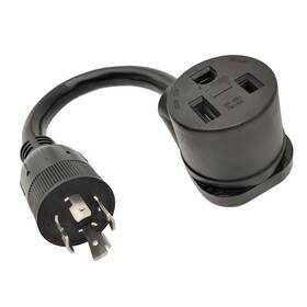 L14-20 Parkworld 691920 Molding Adapter Cord Twist Lock Plug To 6-50 Receptacle