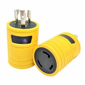 L5-30r Parkworld 691999 Generator Adapter 125 Volt 3-prong L5-20p 20 Amp Male To 30 Female