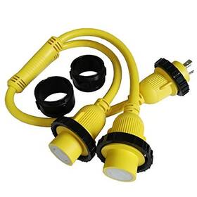L5-30p Parkworld 692040 Splitter Marine 30 Amp Shore Power Male Plug To 2