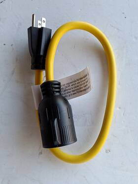 L5-30r Parkworld 886689 Regular 15a 5-15p Male To Generator 30a Locking Female
