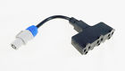 Pc14-1-gpac3 Procraft Powercon Style Out Gray To Ac Female Edison Plugs