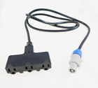 Pc14-6-gpac3 Procraft Powercon Style Out Gray To Ac Female Edison Plugs