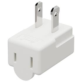 Plugrand 972306261529 Polarized 2-prong L Type Adapter Vertical Right Angled Down Angle Ac