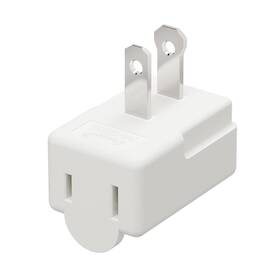 1-15p Plugrand 972306261536 Polarized 2-prong L Type Adapter Horizontal Angled Ac Adapters Nema U