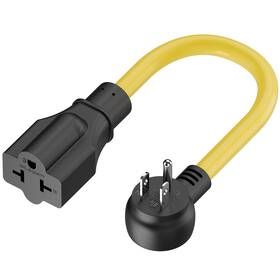 Xhl-002 Plugrand Heavy Duty 4 In 1 Nema 5-15p Adapter Cord 12awg To 5-15r