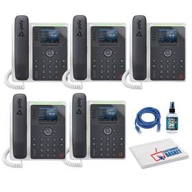 Poly 82m87aa Ag3 2 5x Plantronics Edge E220 Ip Desk Phone 82m87aa Bundle Including Phone
