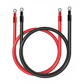 Powerbright 841915005366 4 Awg Gauge Red Black 6 Ft Parallel Battery Power Inverter Cables For Solar