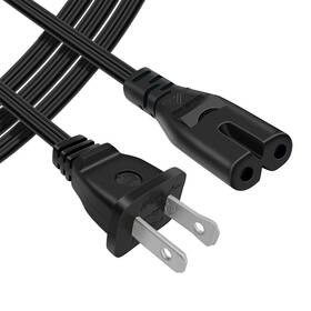 Ac-18ul-28 Powseed Ul Listed 6ft 2-prong Power Cord 2 Slot Ac Adapter For Hp Dell