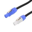 Pp12-bg-10 Procraft Foot Powercon Style Cable Blue In To Gray Out