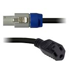 Pp14-gacf-5 Procraft Foot Powercon Style Cable Gray Out Male Edison Ac