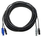 Ps-1b1g2x-10 Procraft Foot Dual Powercon Style Xlr Hybrid Cable Usa Made