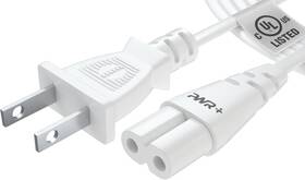 2prm-ul Pwr Universal 2-slot White Power Cord For Tv Electronics And Laptops 6ft