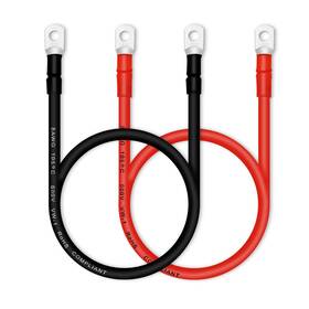 Qiatol 614158510184 Battery Cable 8 Awg Cables With Terminals 2pcs Copper