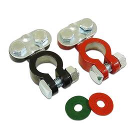 Qodpj906si-2ps Qodolsi 2 Pcs Zinc Plated Cables Terminal Connectors Kit With Wa