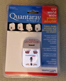 22-166-0020 Quantaray 221660020 Qsx Power Adapter Worldwide 150 Countries Spike/surge Protect Sealed